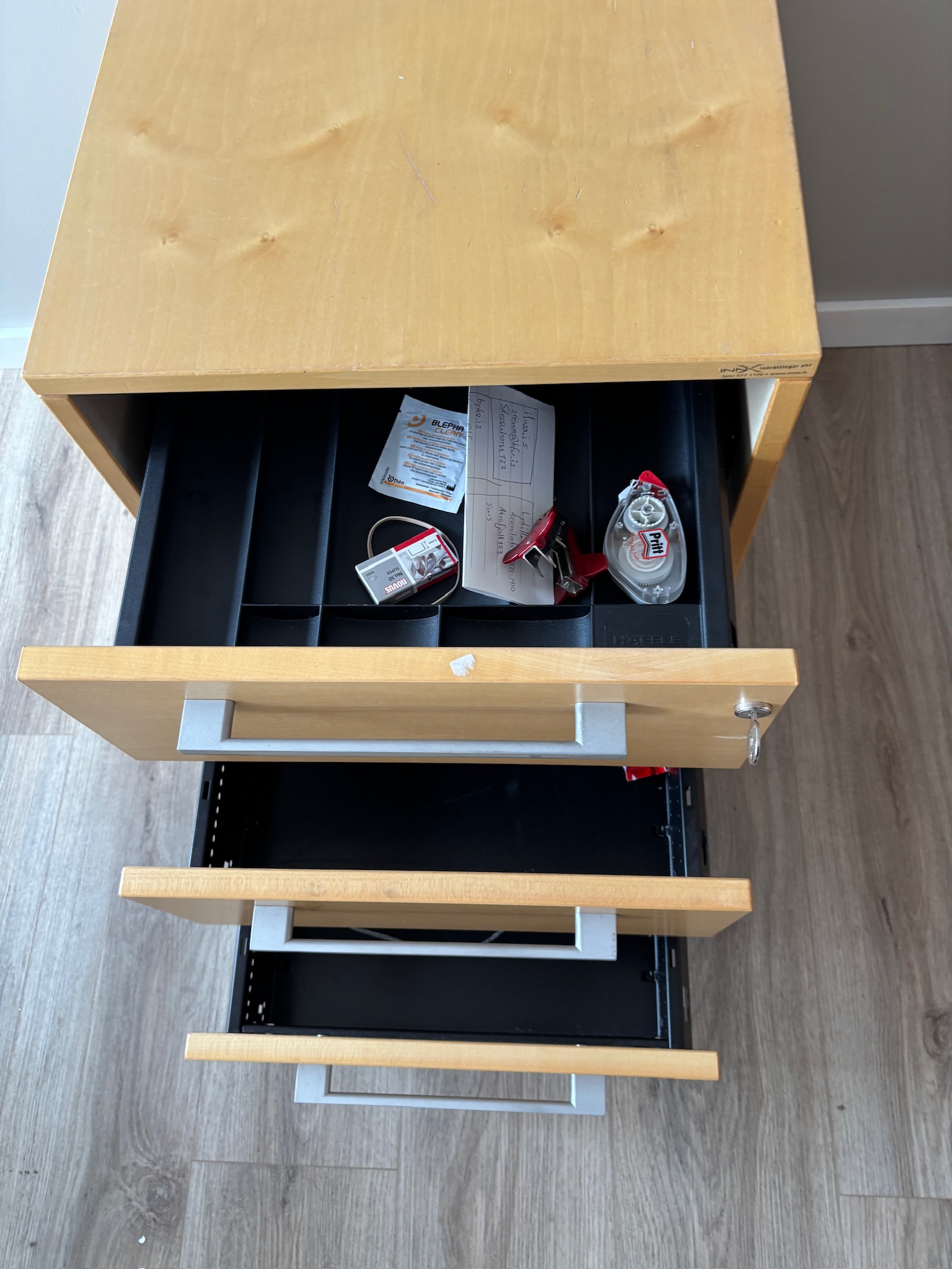 Dencon skúffuskápur með læsingu (5 stk.) 3