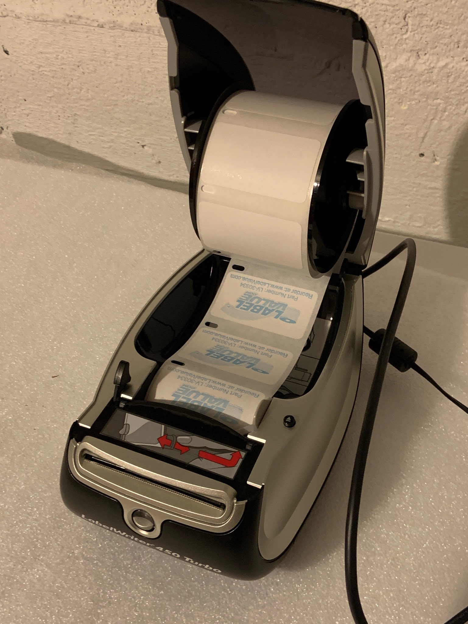 Selt/Endurnýtt-Dymo LabelWriter 450Turbo límmiðaprentari 3