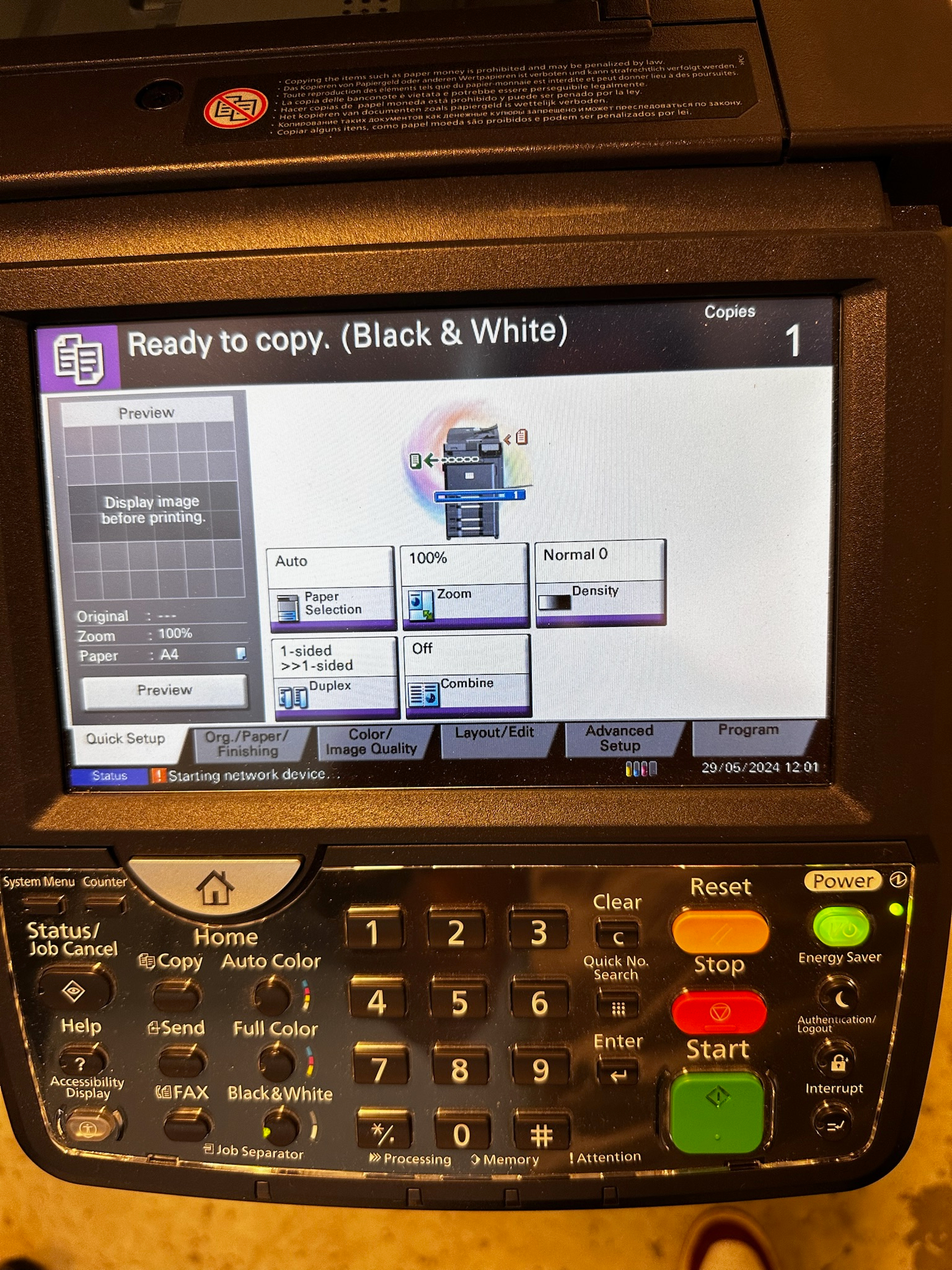 Kyocera prentari TASKalfa 3051ci 10
