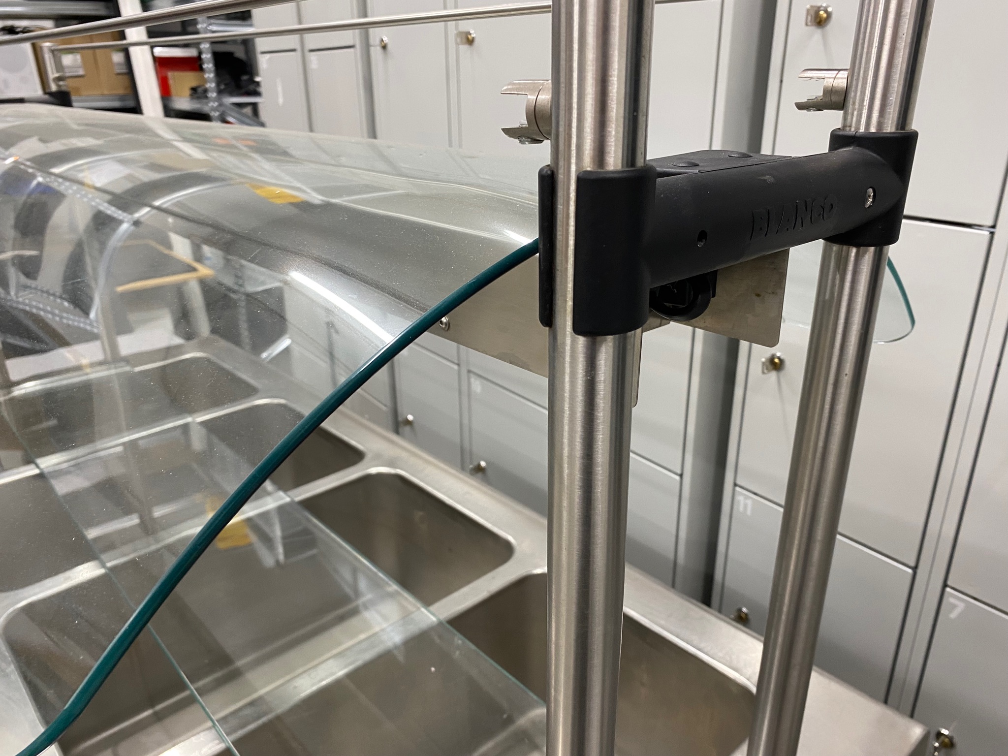 SELT / SOLD - Blancotherm hitaborð / salatbar, B154 x D68 x H90/150 sm. 4