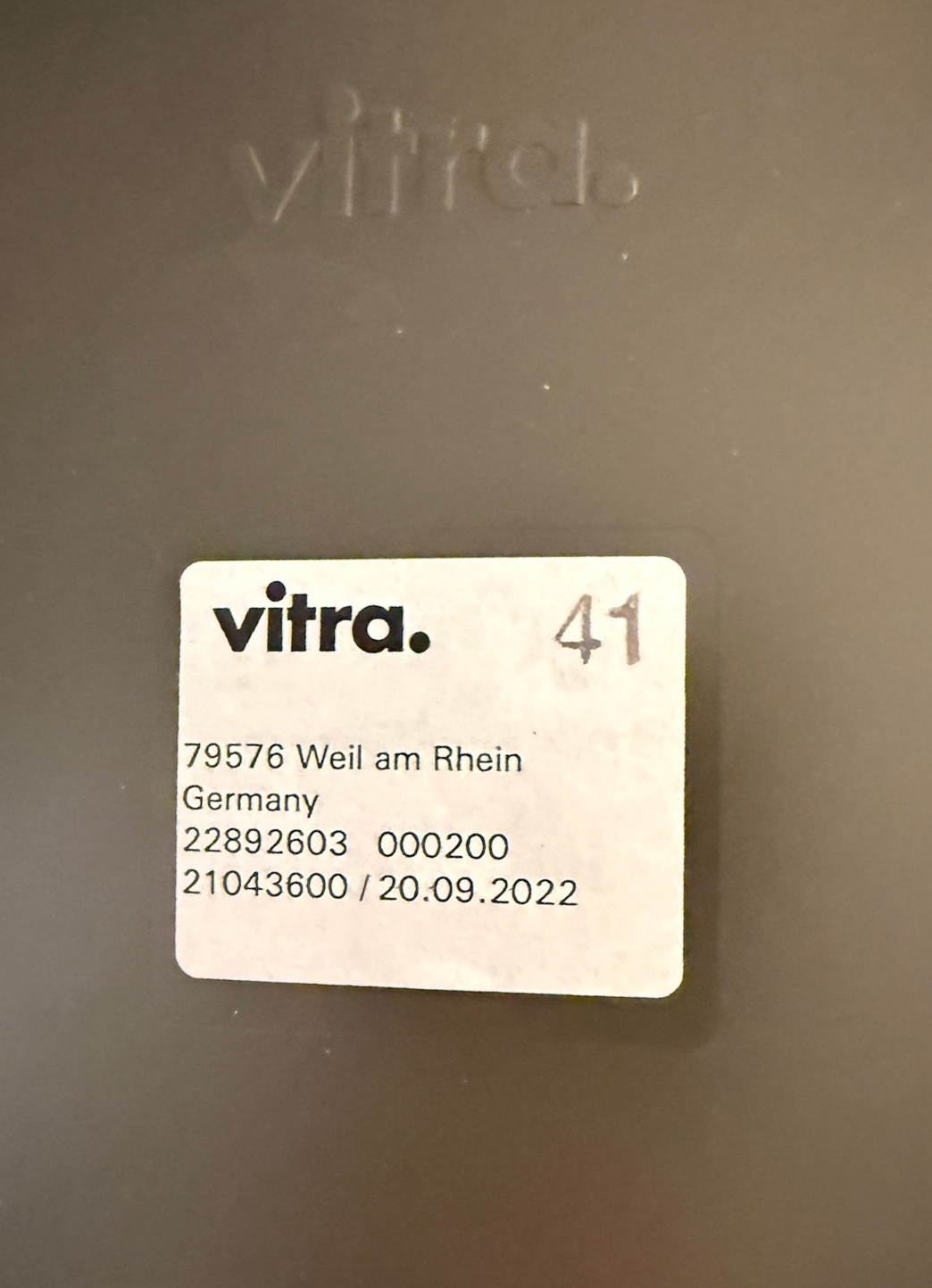 SELT / SOLD Vitra stóll frá Pennanum - Sem nýr 8