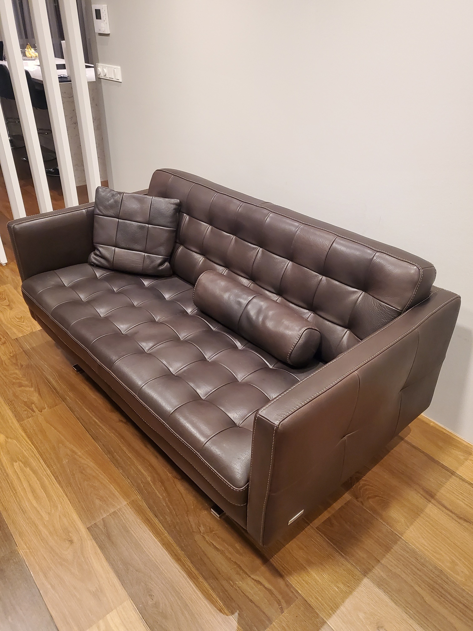 SELT / SOLD Ítalskur - Incanto Divani B483 - handsmíðaður leðursófi