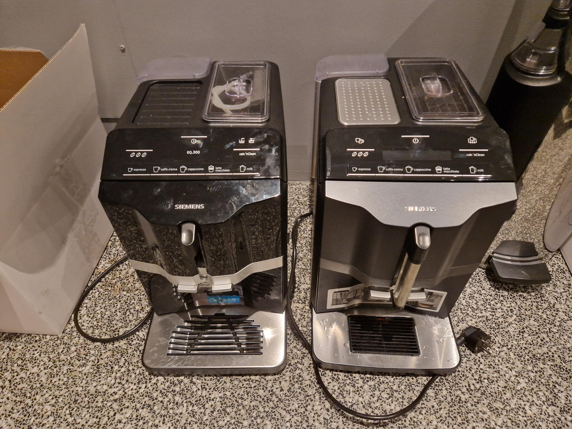 SELT / SOLD Siemens EQ 300 Espresso kaffivél - 2 stk til 2