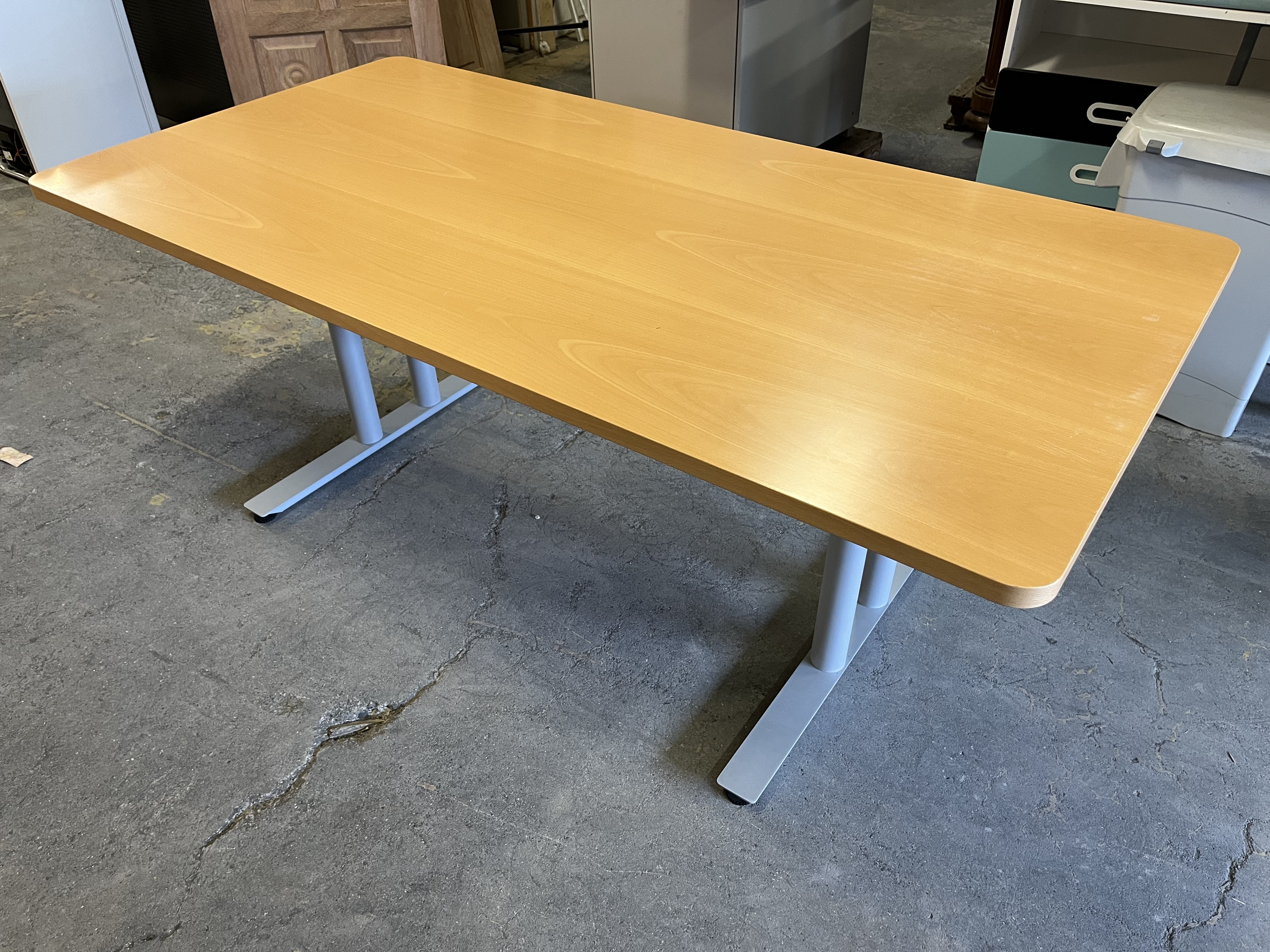 SELT - Fundarborð eik 6 manna ÁG - 220x85sm 2
