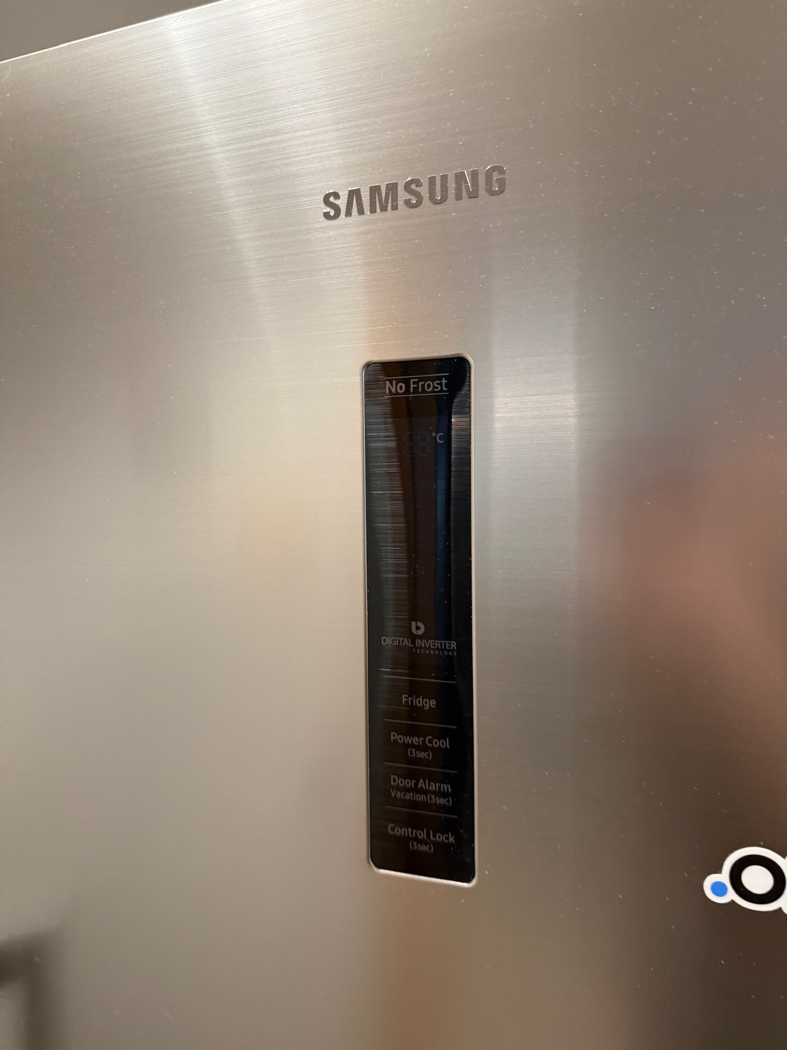 SELT / SOLD Samsung ísskápur, H186sm. 2
