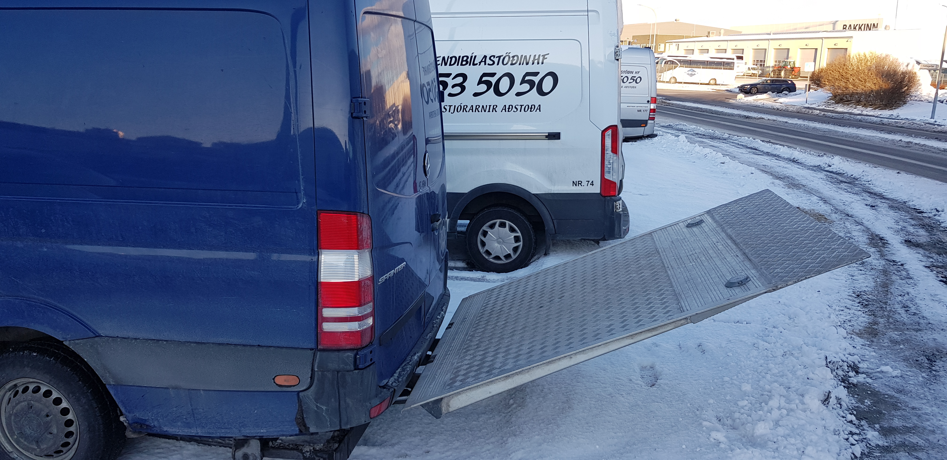 Selt - Sendibílalyfta - var á Sprinter 3