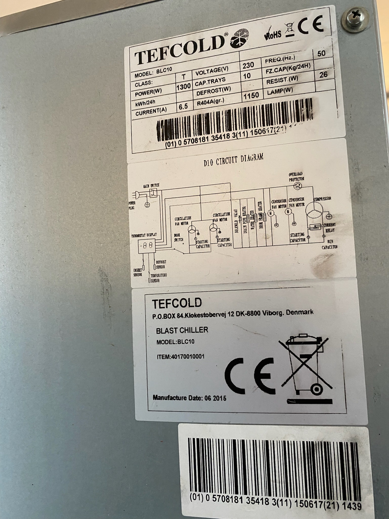 Selt - sold - TEFCOLD BLC10 hraðfrystir (2015) 6