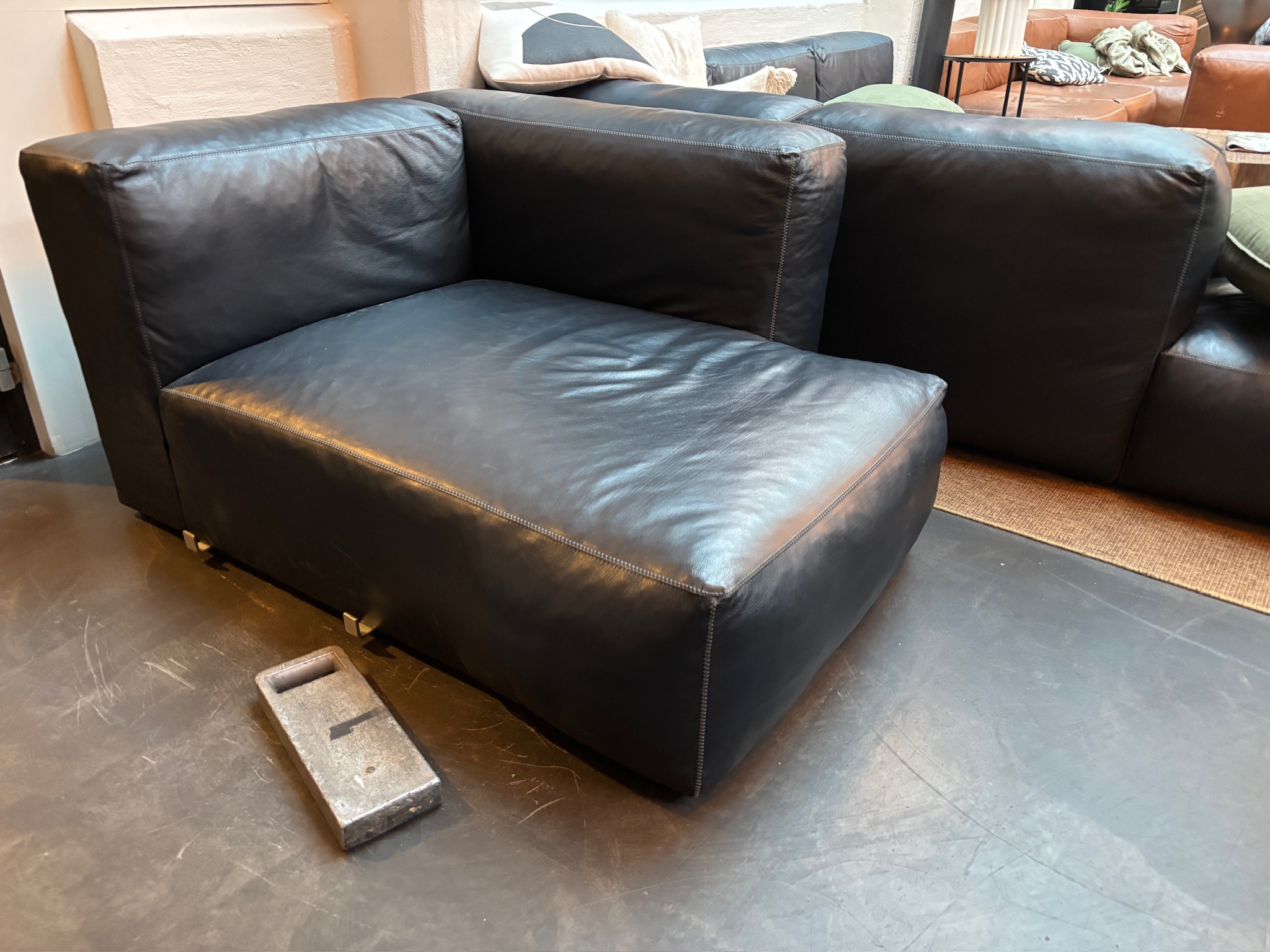 SELT / SOLD Hay leðursófi frá Epal, B250xL130xD100sm. (2 stk.) 9