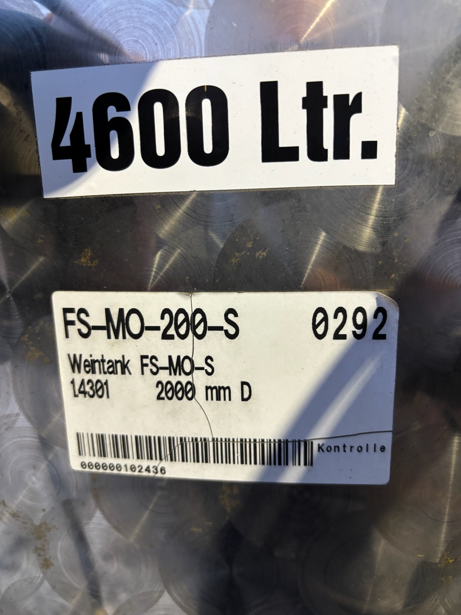 SELT / SOLD - Speidel vatnstankur, 4600ltr. 11