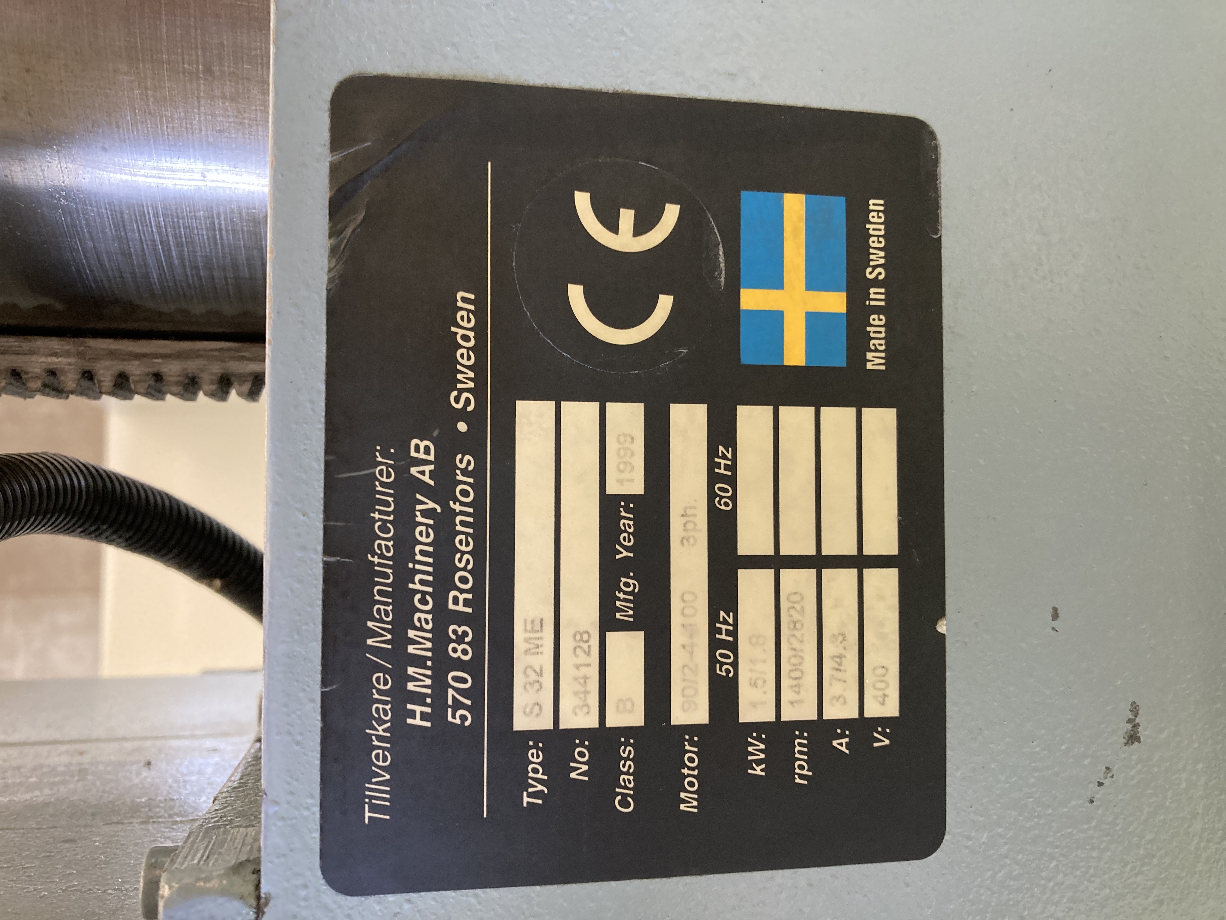SELT / SOLD Öflug H.M. Machinery AB - Sweden súluborvél 3