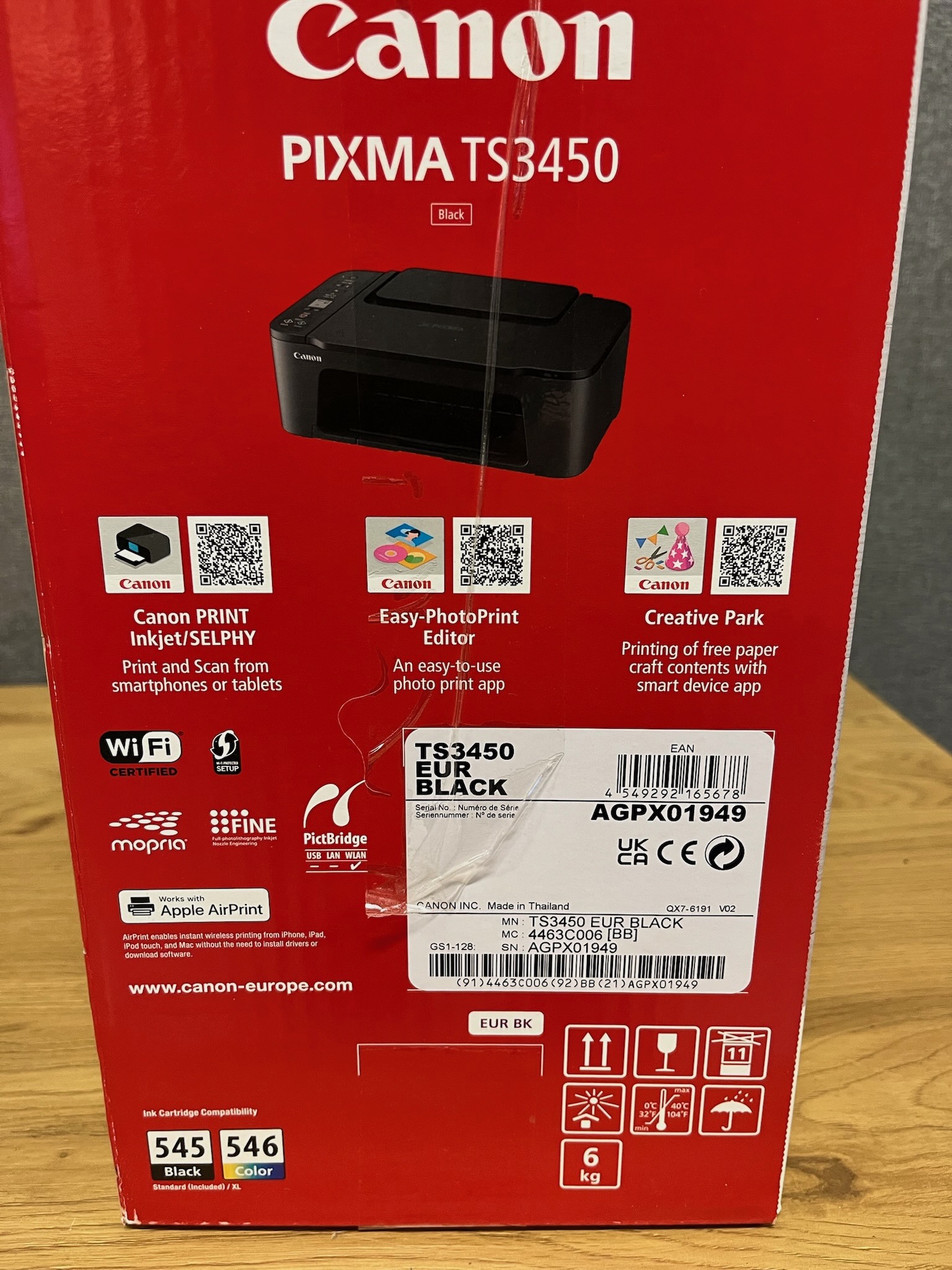 SELT / SOLD Canon PIXMA A4 bleksprautuprentari með Wi-Fi og 350 blaða skúffu 3