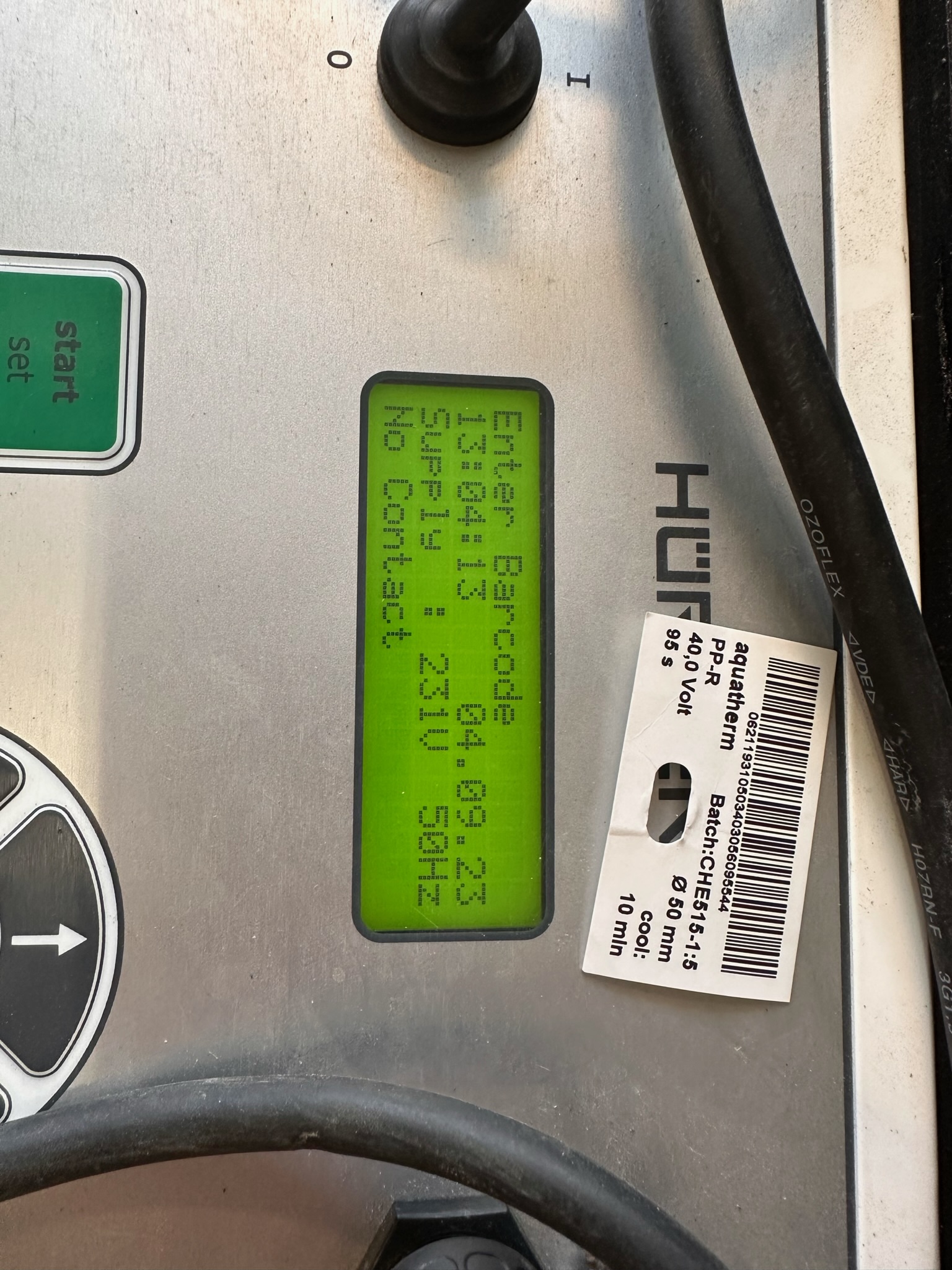 SELT / SOLD Hurner rafsuða fyrir plast 12