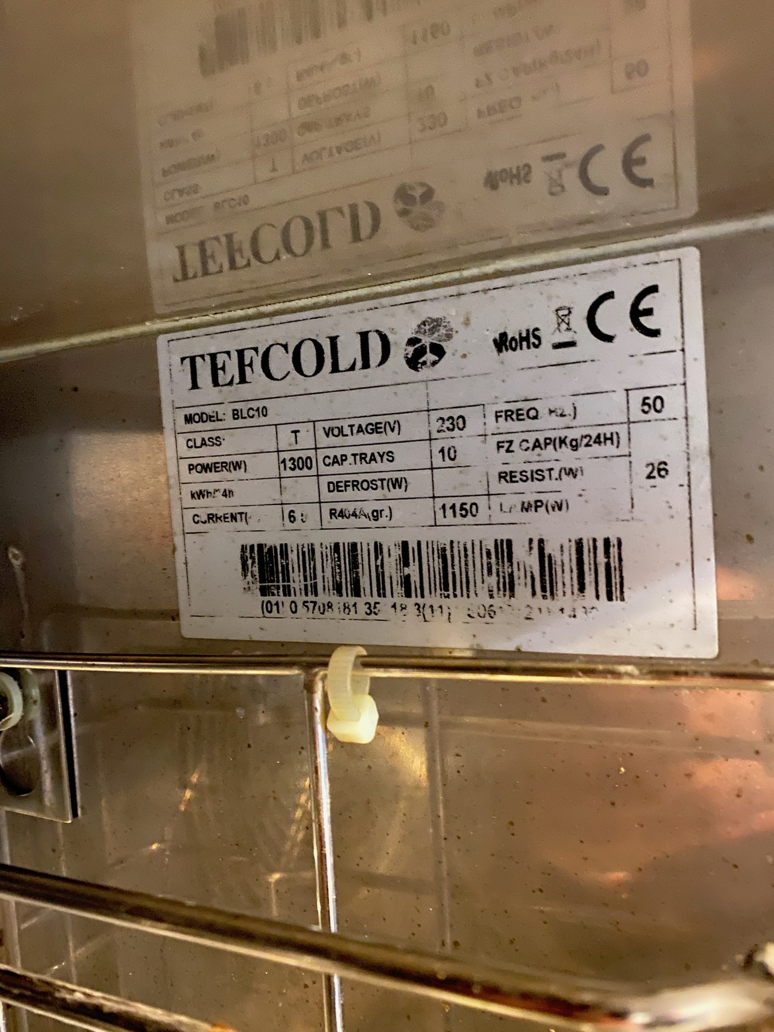 Selt - sold - TEFCOLD BLC10 hraðfrystir (2015) 7