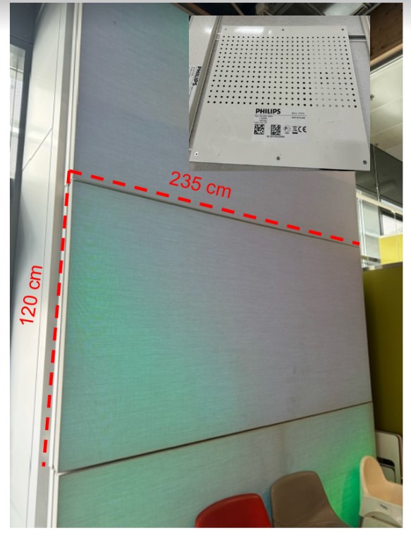SELT / SOLD Philips Luminious Textile Panels - upplifunarskjáir 2