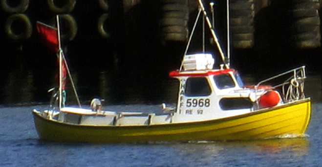 SELT / SOLD - Trefjaplastfiskibátur