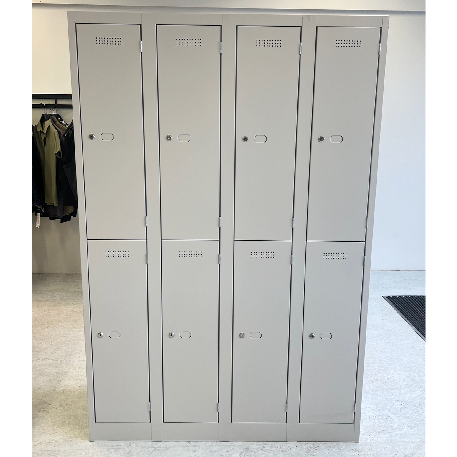 SELT / SOLD Bisley smáhólfaskápur frá AJ Vörulistanum, H180xB120sm.