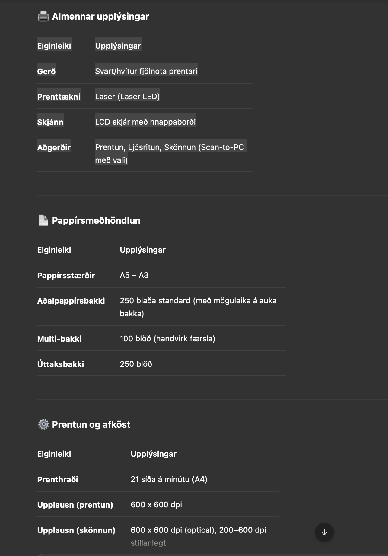 SELT/SOLDKonica Minolta bizhub 211 prentari/skanni 2