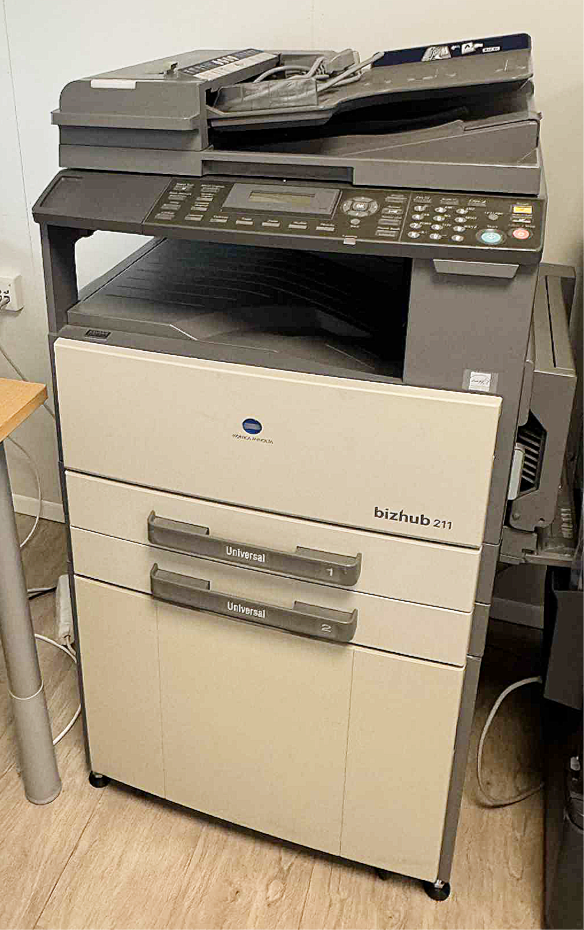 SELT/SOLDKonica Minolta bizhub 211 prentari/skanni