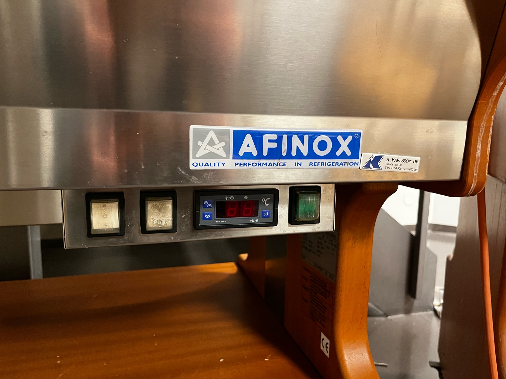 SELT / SOLD Kæliborð - salatborð frá Afinox 4