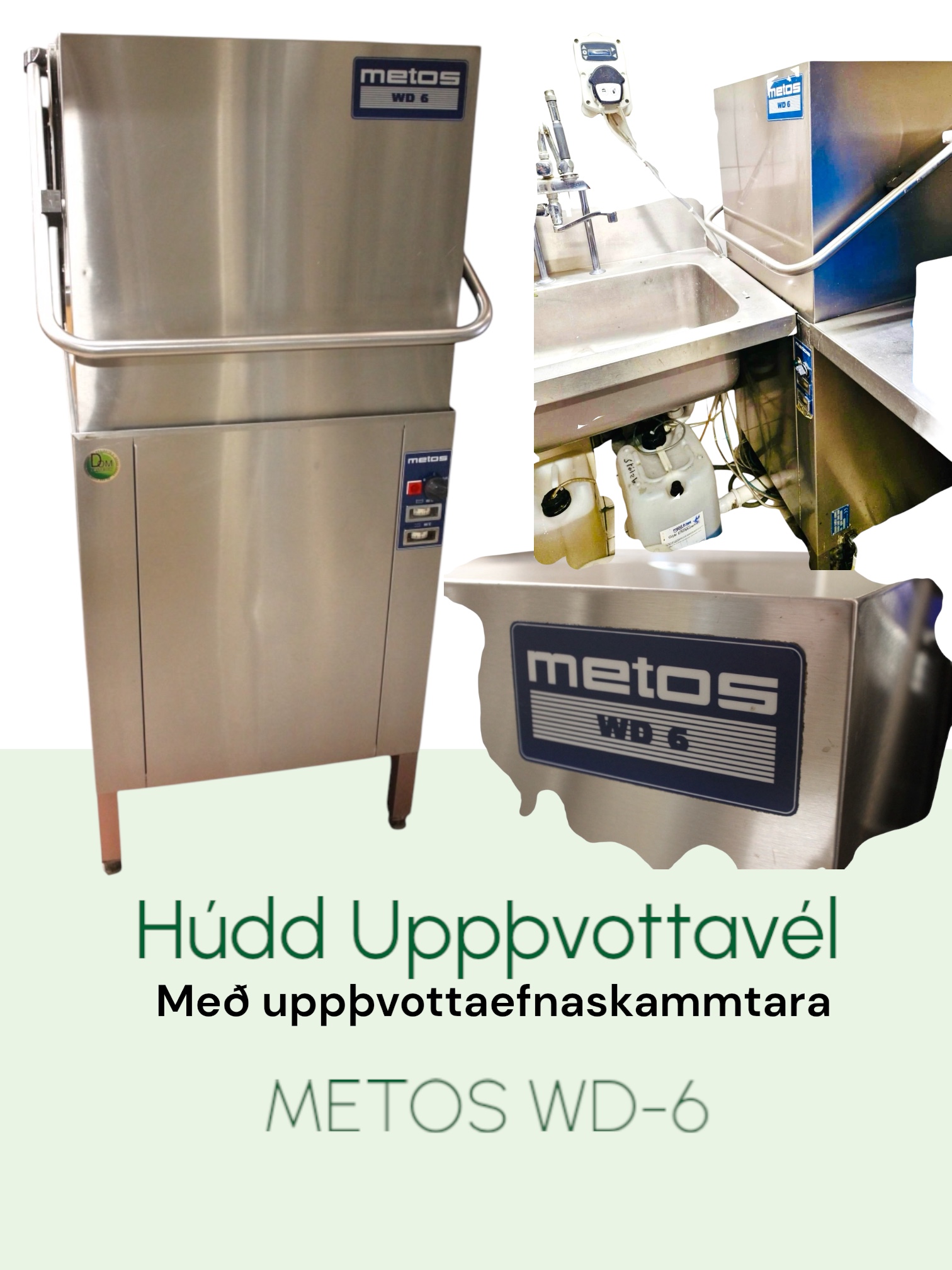 SELT / SOLD Metos húddvél með sápuskammtara