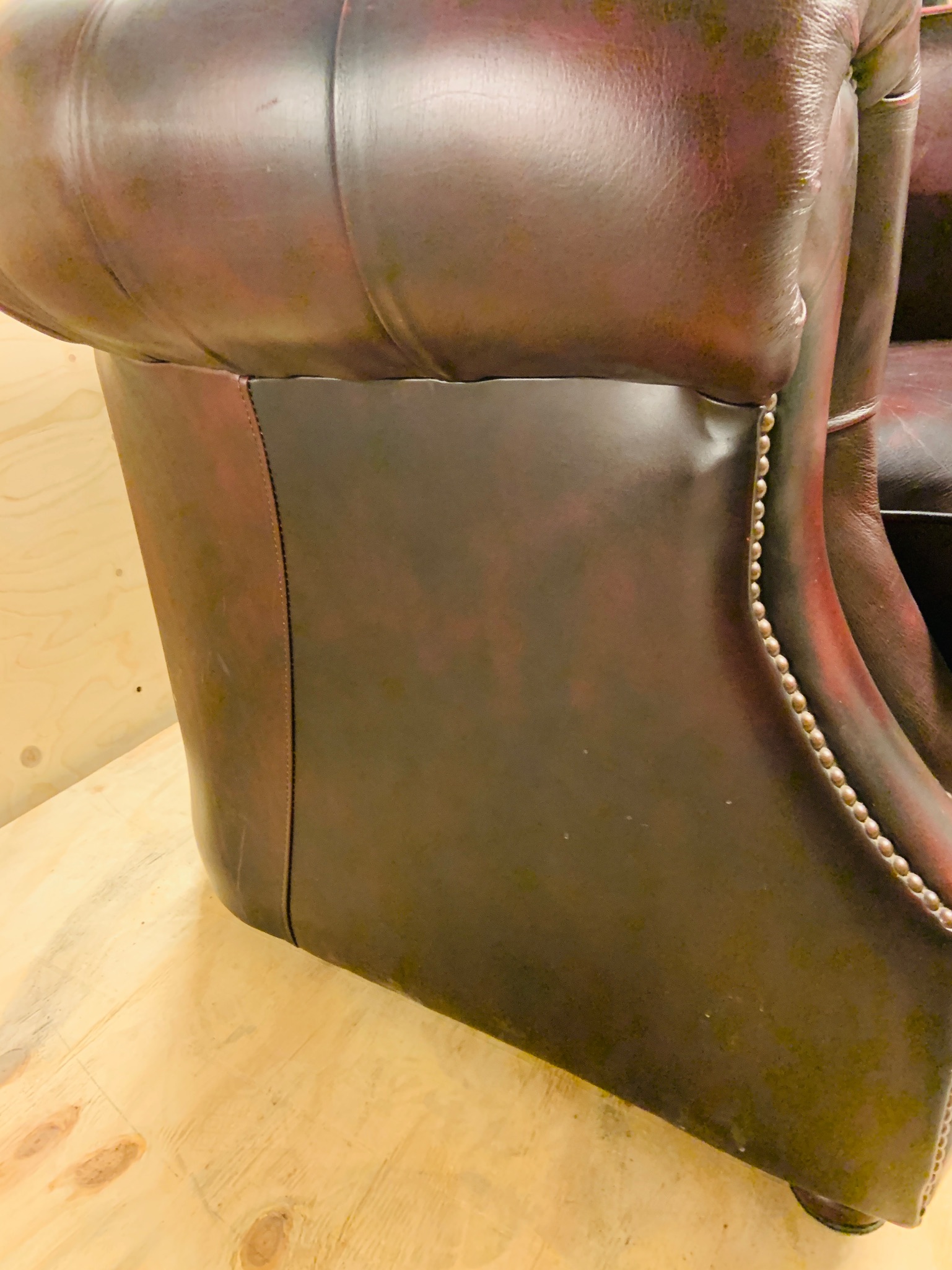 SELT / SOLD-Chesterfield sófasett 3+1+1 12