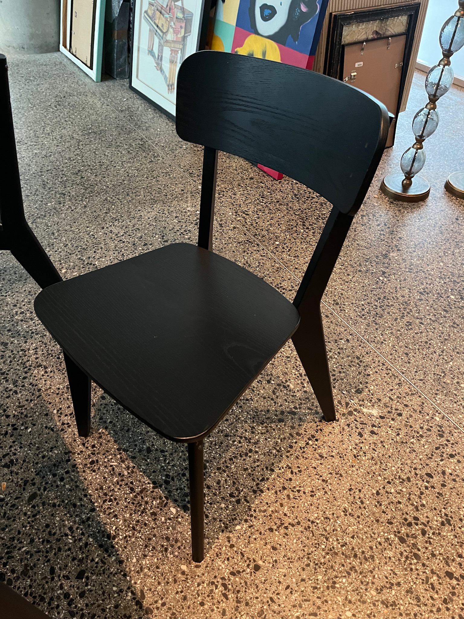SELT / SOLD IKEA Lisabo eldhúsborð og -stólar, B140 x D78 sm. 5