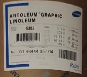 Forbo Artoleum Graphic Linoleum gólfdúkur (2000m²) - Ónotað 5