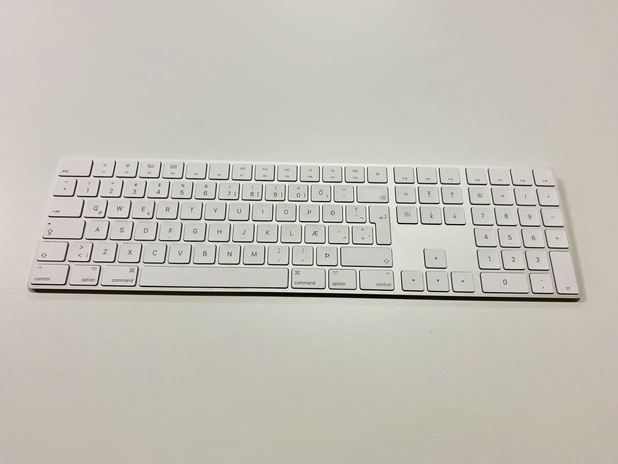 Apple Magic Keyboard með talnaborði
