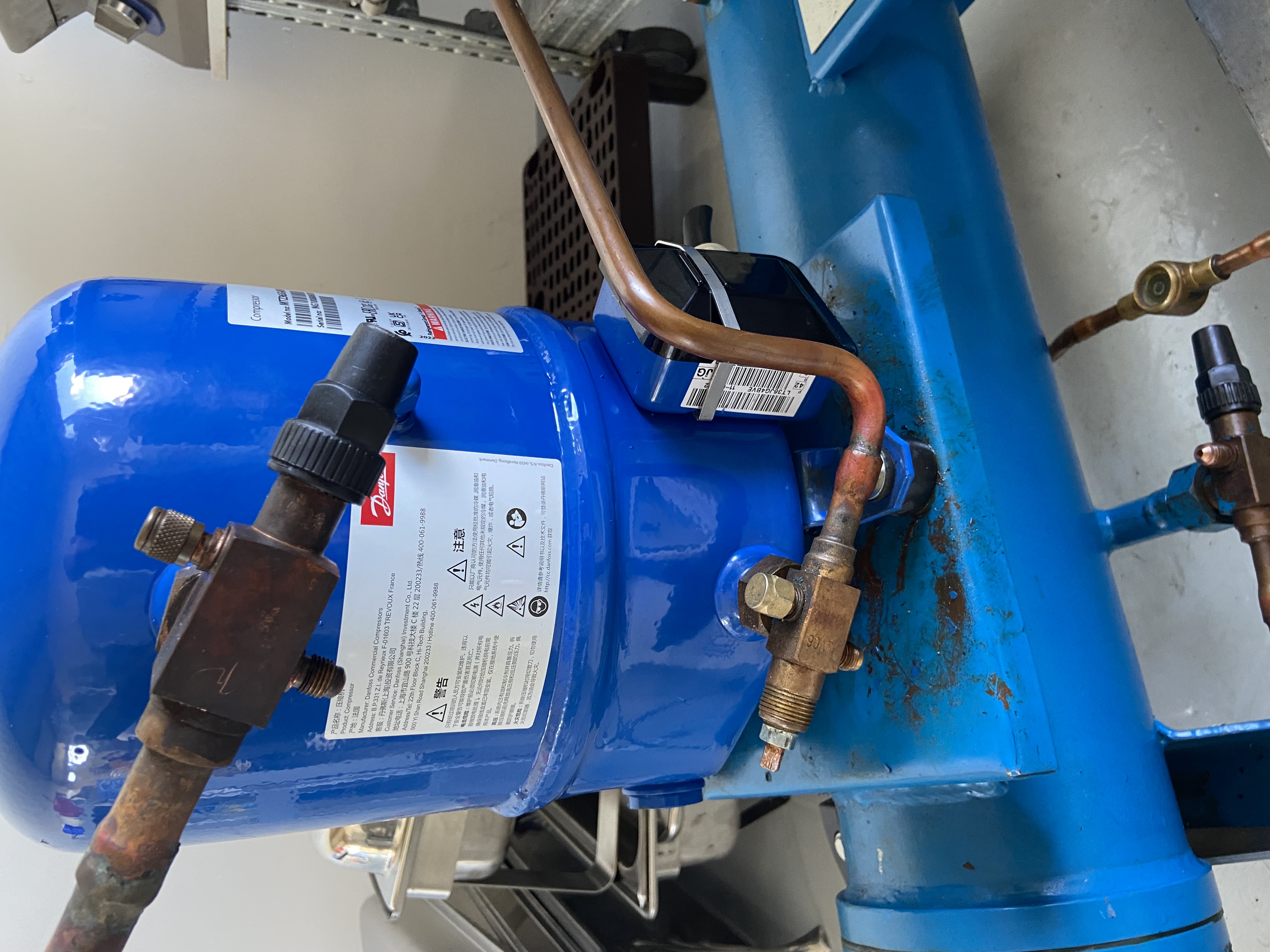 SELT / SOLD Danfoss frystipressa - Hf. 3