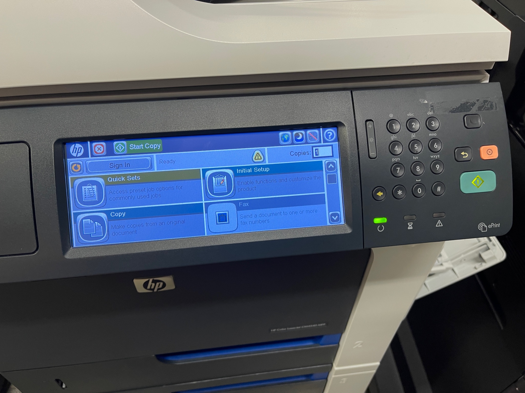 SELT / SOLD HP prentari, Color LaserJet CM4540 MFP 4