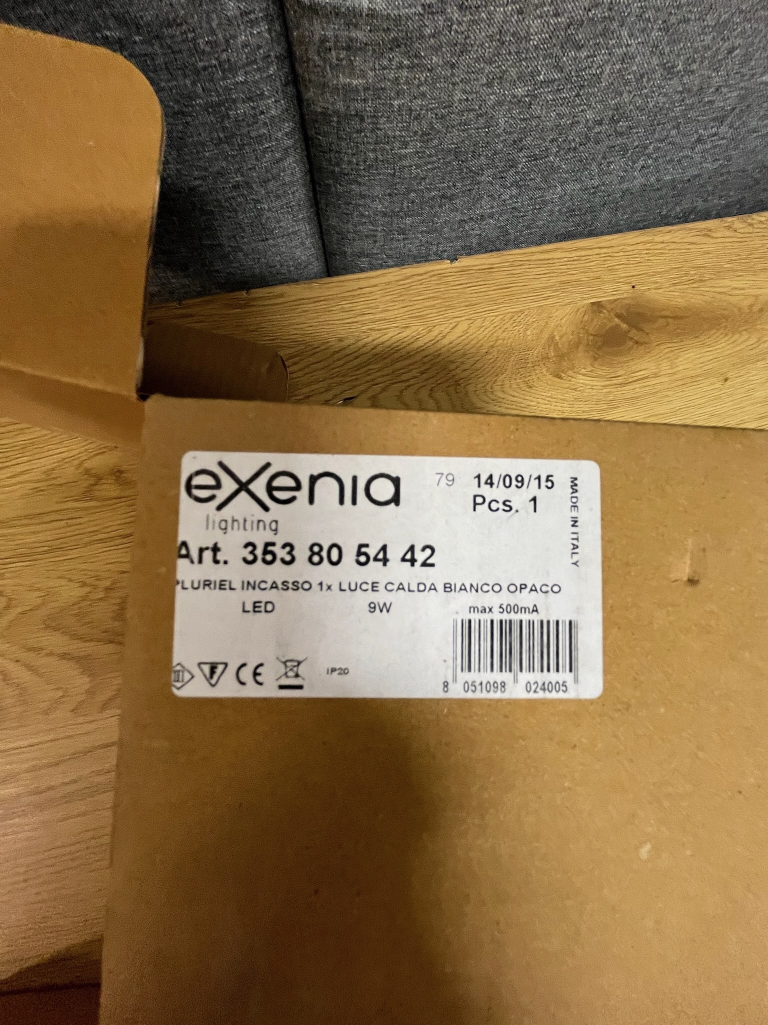 LED E2239C000 9W og IP20 hvít loftljós frá exenia, ónotuð (28 stk.) 6