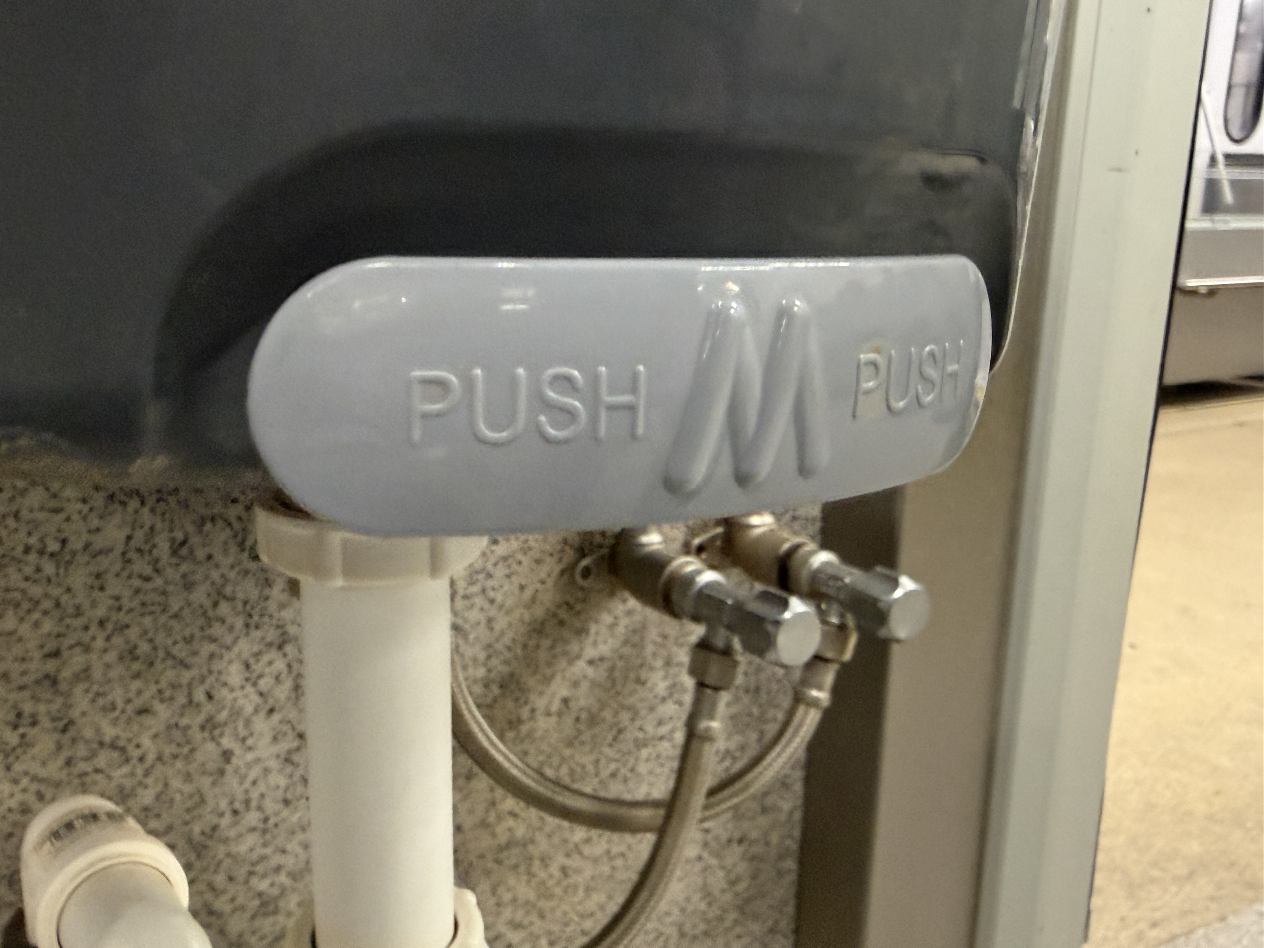 SELT / SOLD Mechline Handlaug 300 Handfrjáls vaskur með hné starti 4
