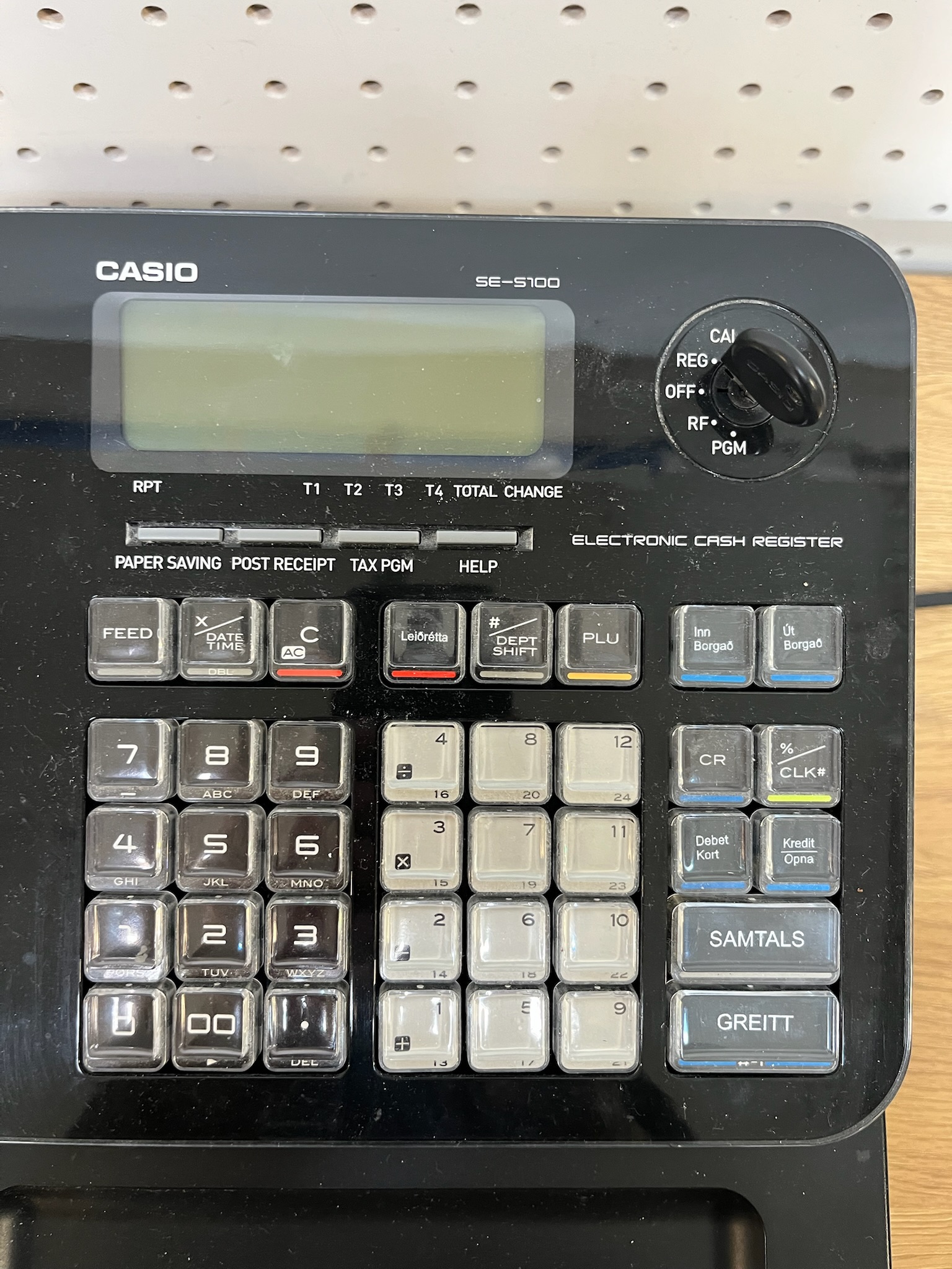 SELT / SOLD Casio sjóðsvél 3