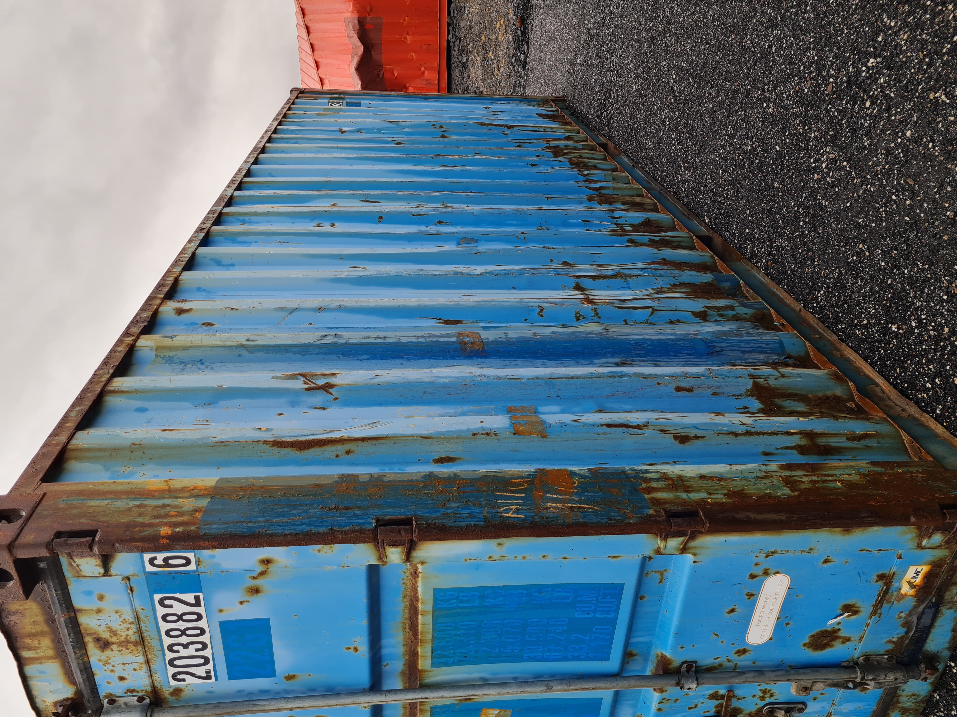 SELT / SOLD Gámur 15 - 20 fet - blár 203882 6 2