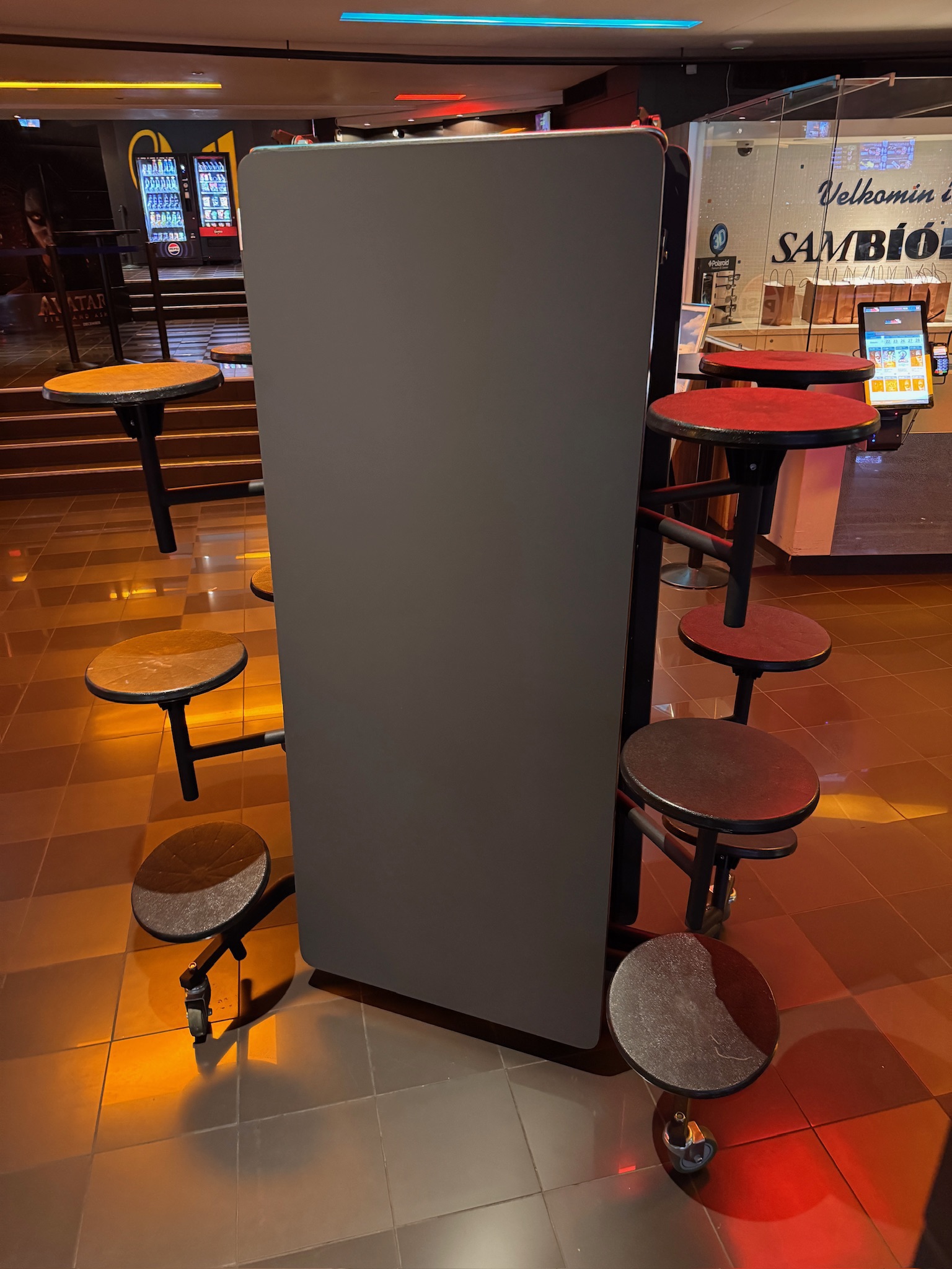 Mötuneytisborð felliborð/skóla/samkomsal - Fastus, 12 sæti (3 stk.) - Sk 5