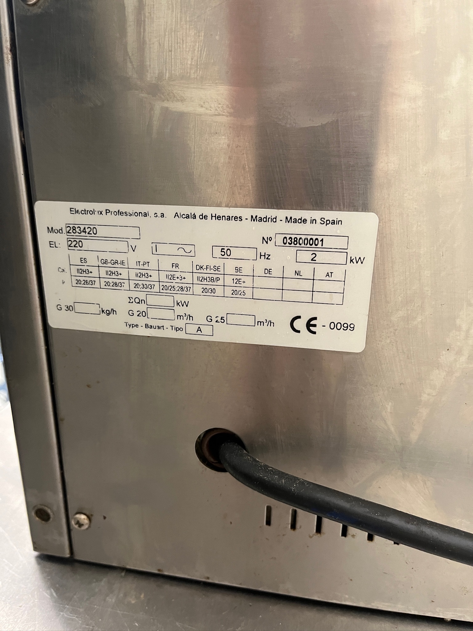 SELT / SOLD Zanussi salamander grill 6