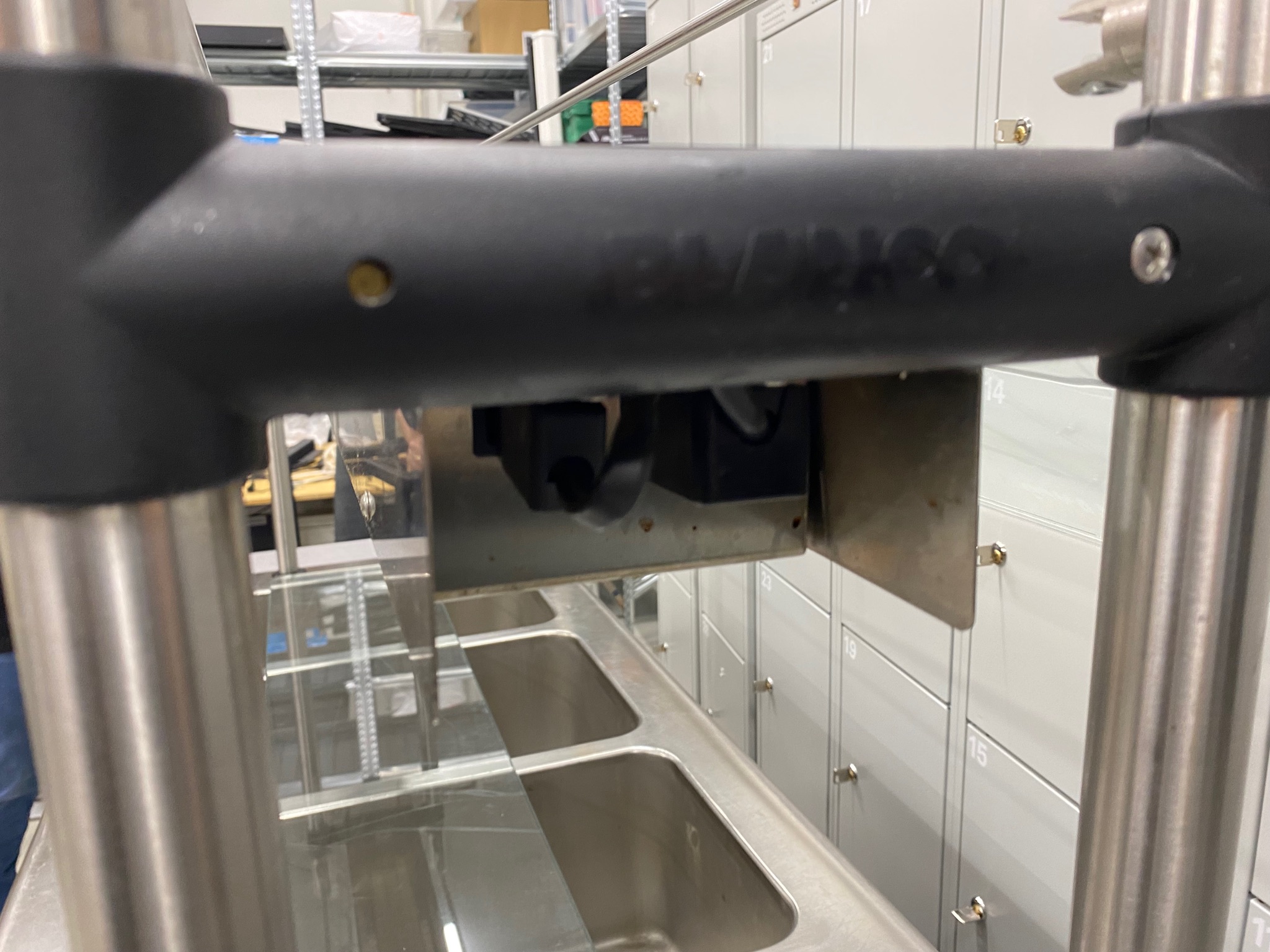 SELT / SOLD - Blancotherm hitaborð / salatbar, B154 x D68 x H90/150 sm. 5