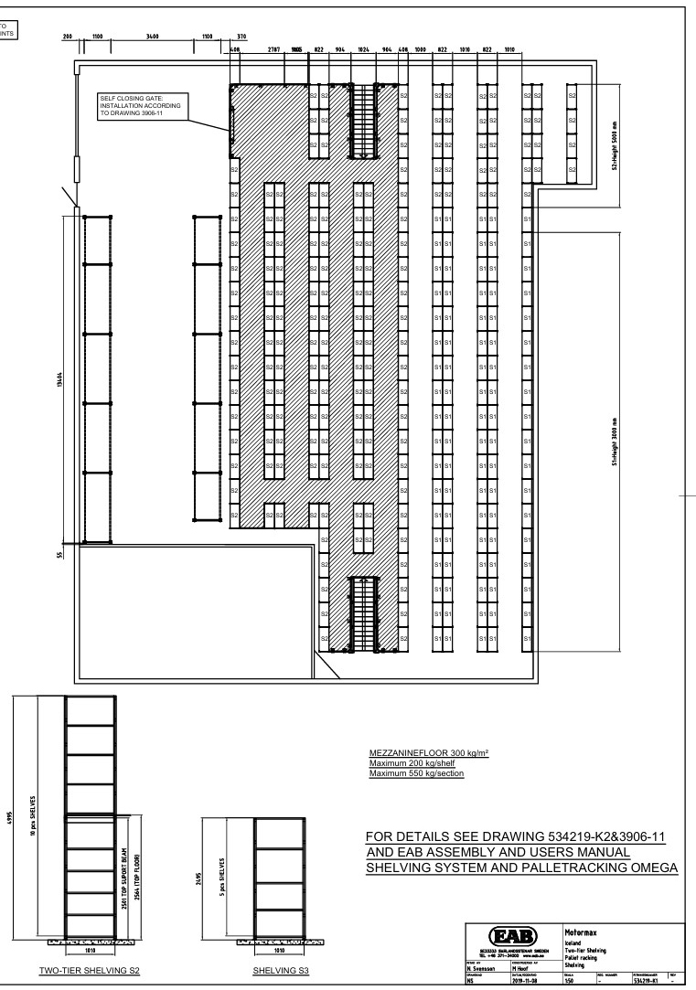 SELT / SOLD - EAB hillukerfi frá ÁLTAK, ca 600 fm 5