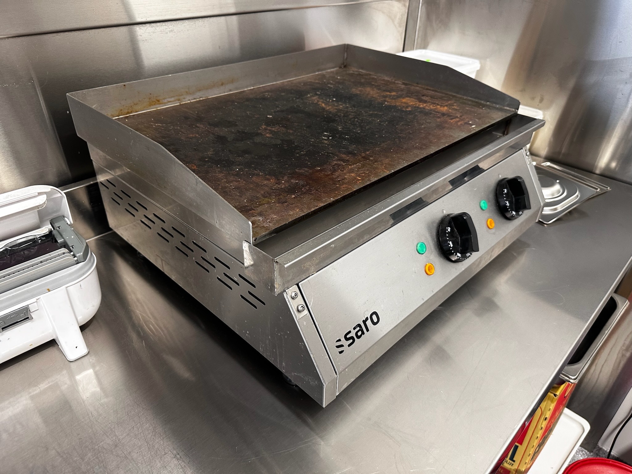 SELT / SOLD Saro grillpanna Fry top 610, B60 x D50 x H22 sm.