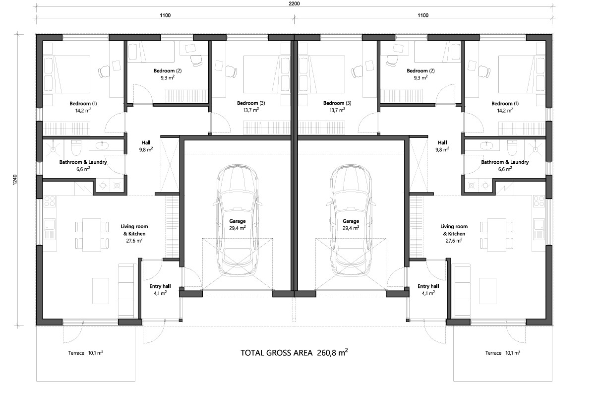 SELT / SOLD Timbureiningarhús 130 fm. til niðurtöku og flutnings. Grindavík 4