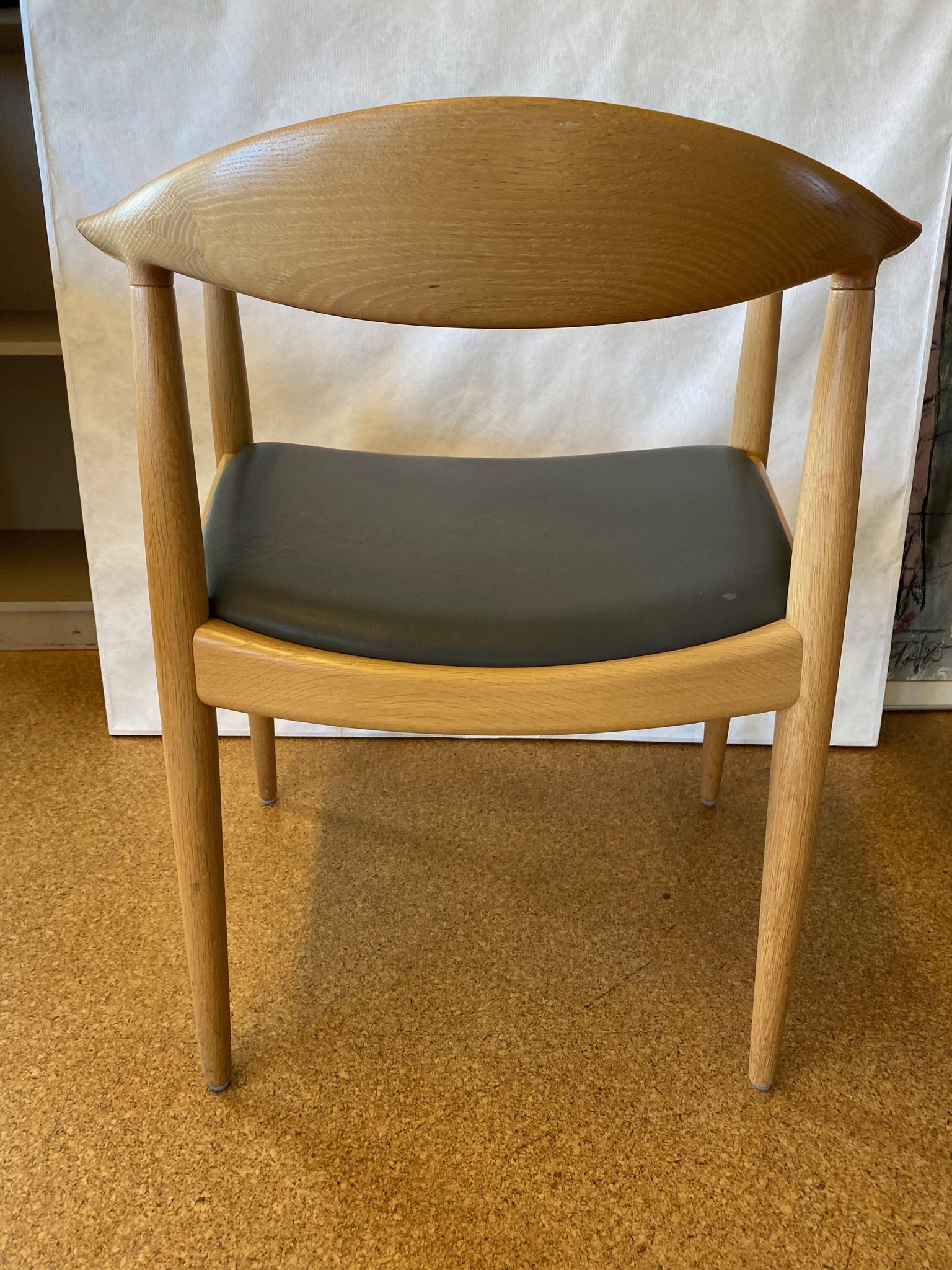SELT / SOLD - Johannes Hansen hönnunarstóll ''The Chair'' (2 stk.) 4