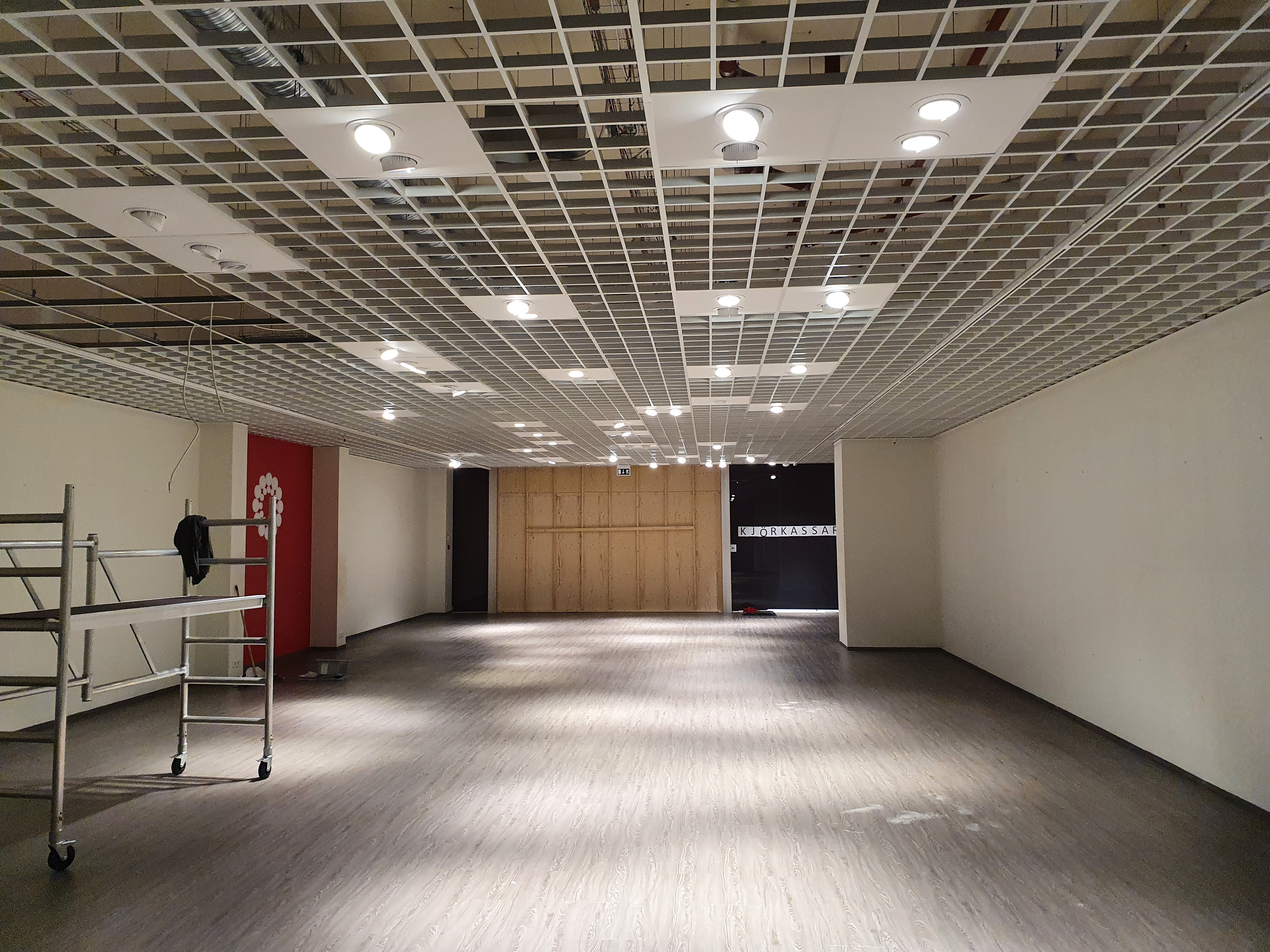 Selt - seld - Led ljós og kerfisloft 200 fm. 2