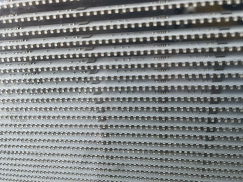 SELT / SOLD Rimla LED skilti gegnsætt H180 x 200 sm 10
