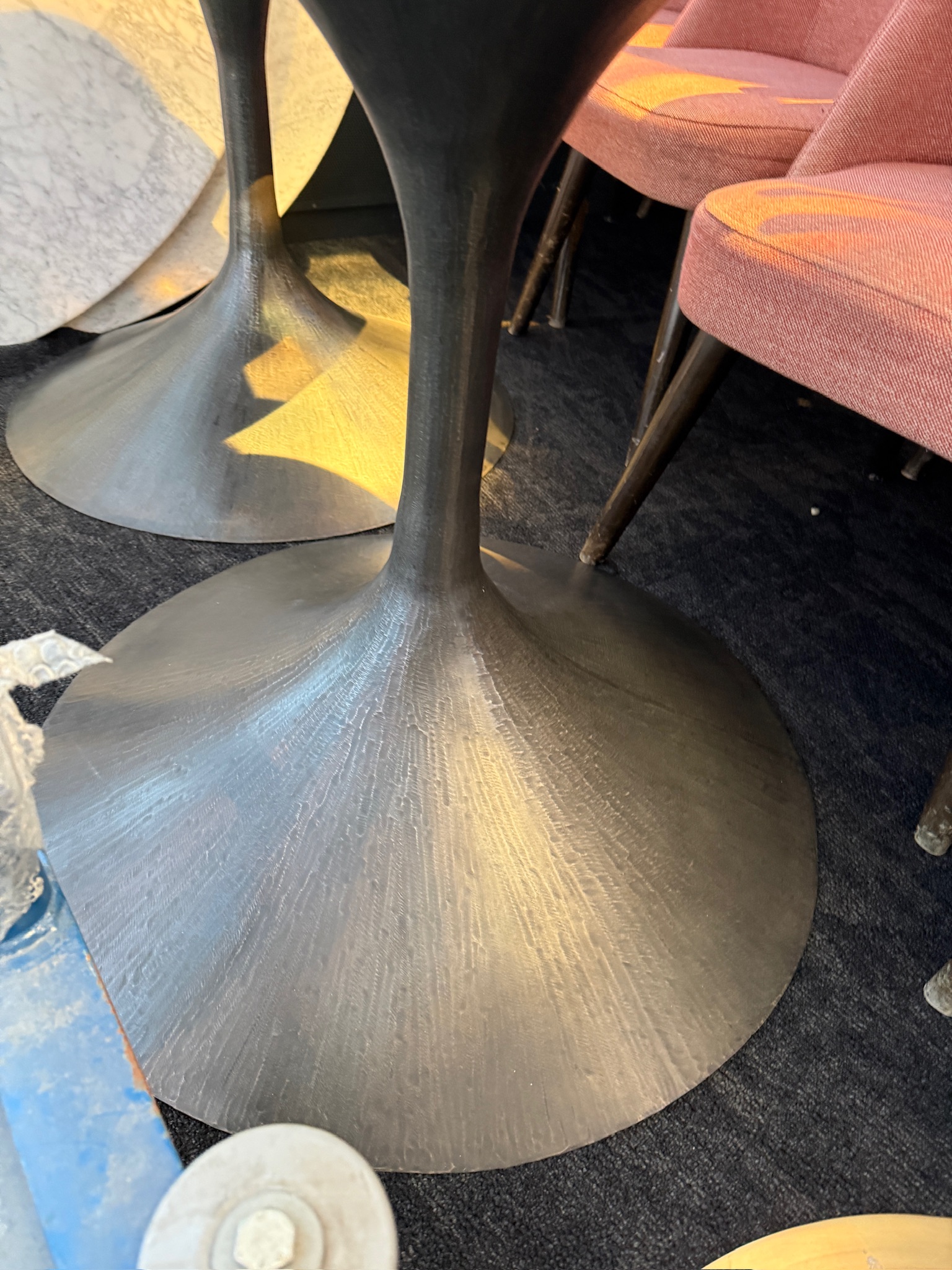 SELT / SOLD Restoration Hardware marmaraborð, Ø152sm. 11