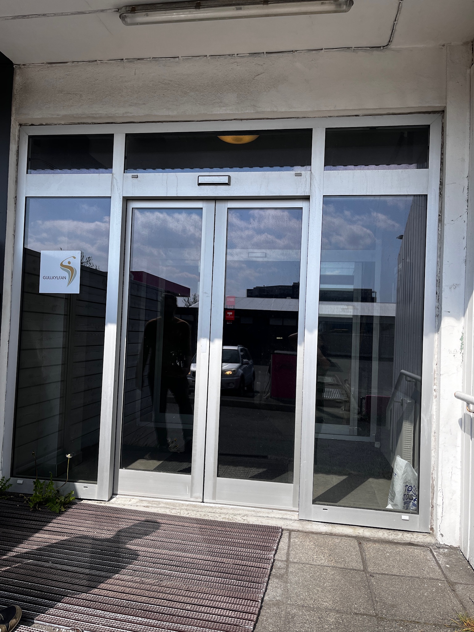 SELT / SOLD - Tvöföld rafmagnsrennihurð - hurð með rafmagnsopnun H262 x B290 2