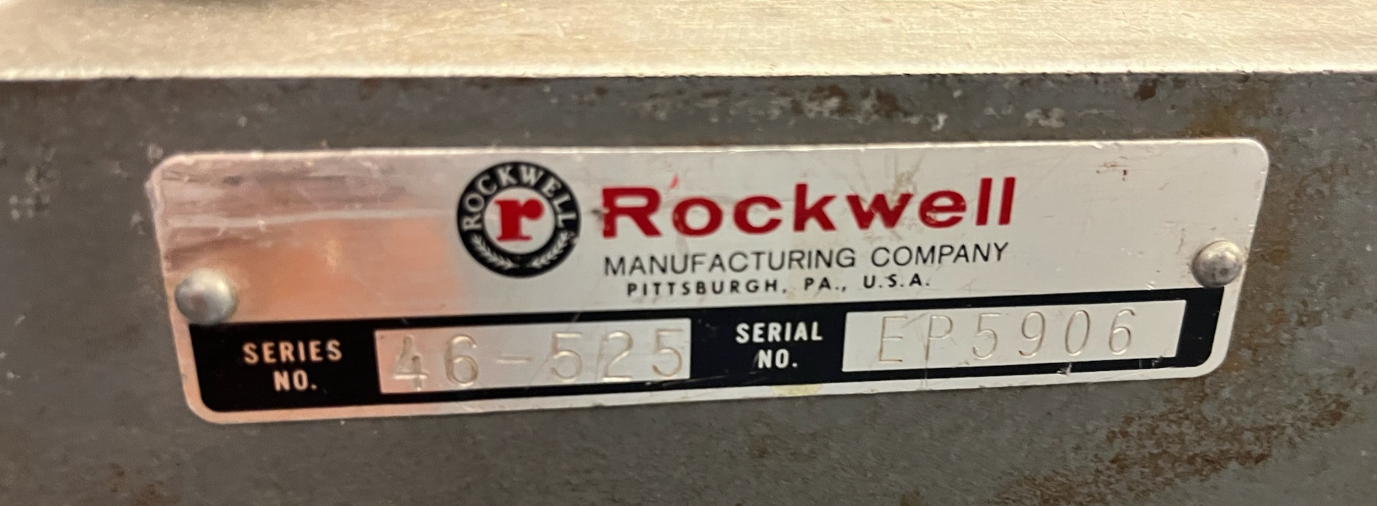 SELT / SOLD - Rockwell rennibekkur 7