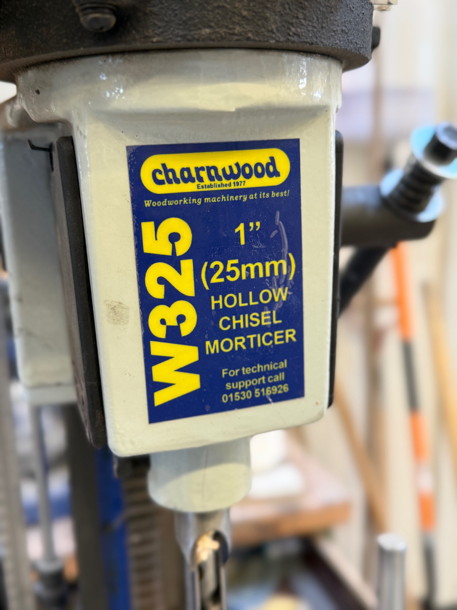 SELT / SOLD Charnwood hulsuborvél með skáp 6