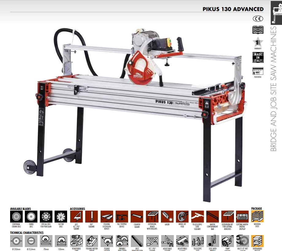 SELT / SOLD - FLÍSASÖG PIKUS 130 ADV - Álfaborg 2