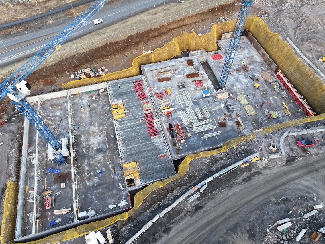 Grjótvarnarnet fyrir byggingarsvæði (~500m²) 2