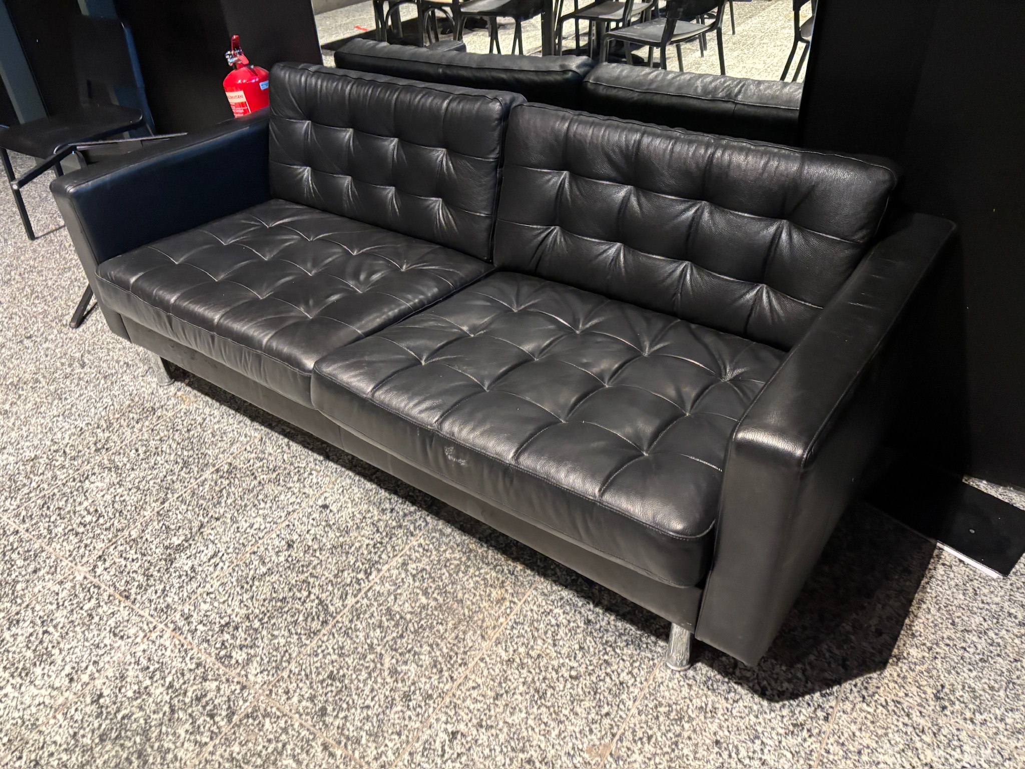 SELT / SOLD IKEA sófi, 3ja sæta, B204xD89sm. 7